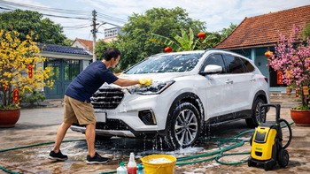 Sát Tết rửa xe tại nhà, làm kỹ đến đâu mà quên bước này thì coi như công cốc