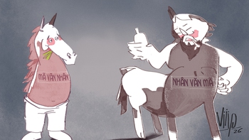 Nhân mã bàn chuyện nhậu với... mã nhân đầu xuân Bính Ngọ