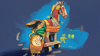 Linh vật ngựa thành Troy, vừa đẹp vừa độc