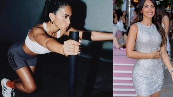 Vợ Lionel Messi khoe vóc dáng ấn tượng trong phòng gym