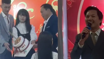 MC khiến khán giả trầm trồ với pha xử lí tình huống cực mượt