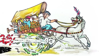 Linh vật ngựa cải thiện an toàn giao thông