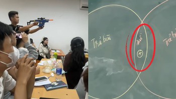 Nam sinh khiến cả lớp vỡ òa với pha 'ghi bàn' siêu đỉnh