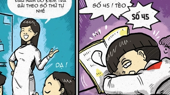 Tình hình học hành giữa tháng giêng