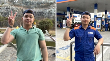 Cõi mạng rộ trend hóa thân thành... anh trai đổ xăng