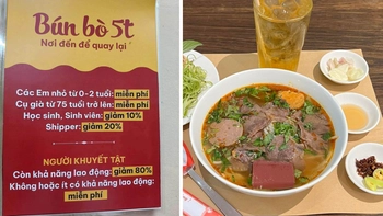 Quán bún bò '10 điểm không có nhưng...' giữa thời bão giá