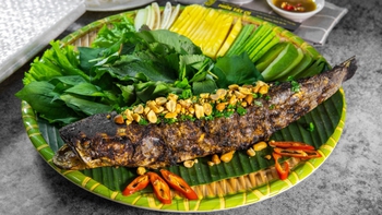 Cá lóc nướng trui