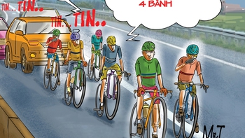 Bốn bánh đôi lúc cũng sợ hai bánh