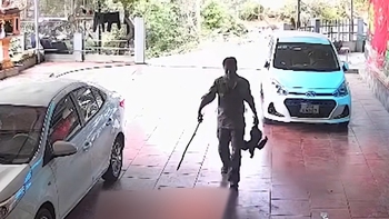 Cú sốc đầu đời của con gái khi bị gà đuổi và cái kết cả nhà có bữa ăn