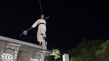 Hậu trường khinh công của cao thủ võ lâm trong phim kiếm hiệp