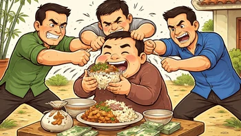 Thành ngữ chỉ sự chấp nhận thiệt thòi để đạt được mục đích này là gì?