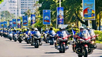 Hơn 2.000 người đam mê mô tô hội tụ ở lễ hội xe phân khối lớn châu Á - Thái Bình Dương ở Nha Trang