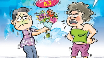 Bị biến thành 'kẻ phản diện' vì mua hoa tặng vợ