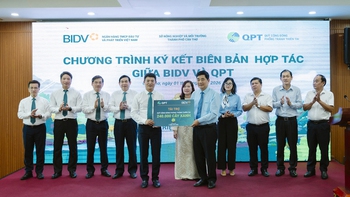 BIDV hợp tác trồng 240.000 cây xanh tại đồng bằng sông Cửu Long