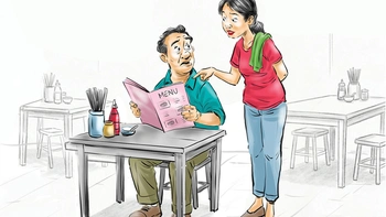 Chủ quán phở quyết không... tụt theo giá xăng