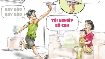 Ông bố 'chập cheng' vì tiền điện mùa nóng