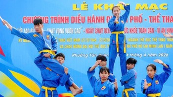 Ấn tượng chuỗi hoạt động chào mừng Đại hội Thể dục thể thao TP.HCM lần thứ I
