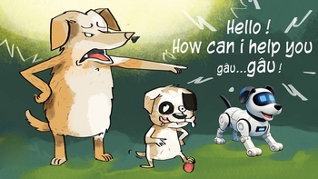 Hết 'con nhà người ta' lại đến... chó nhà người ta