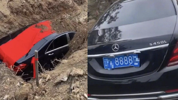 Đám tang gây choáng khi chôn chiếc Mercedes 4,2 tỉ theo chủ nhân