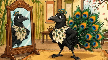 Thành ngữ châm biếm lối sống giả tạo này là gì?