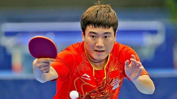 Dàn sao nam Trung Quốc thua liểng xiểng ở World Cup bóng bàn