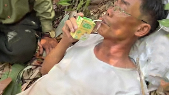 Cụ ông chở cháu đi học rồi mất tích được tìm thấy ở rừng núi cách nhà 40km