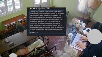 Vụ này đang viral: ngồi cà phê 10 tiếng chỉ uống 1 ly nước
