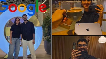 Cặp đôi Google khiến netizen ganh tỵ khi 'hẹn hò' giữa giờ làm