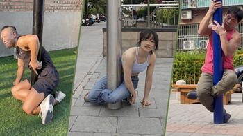 Thử thách 'kẹp chân leo cột đèn' là gì mà phải... né lẹ?