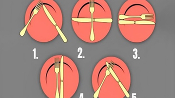 Quiz: Cách đặt dao nĩa tiết lộ gì về con người bạn?