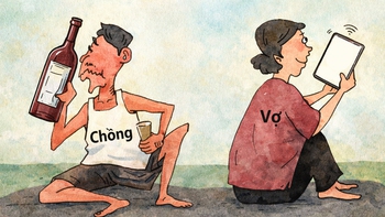 Chồng ôm chai, vợ ôm AI