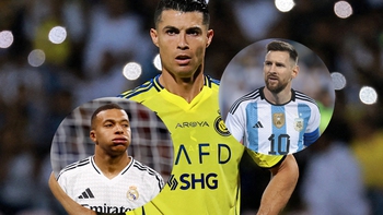 Ronaldo, Messi và Mbappe cùng vào top cầu thủ ‘lười chạy’ nhất thế giới