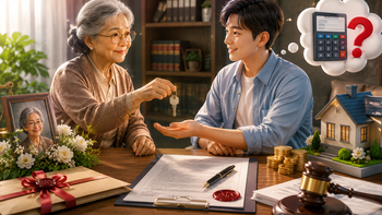 Bà cô qua đời có di chúc để lại nhà cho cháu, có phải đóng thuế không?