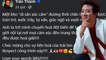 Trấn Thành khen Binz mà ngỡ đang làm bài thi tiếng Việt nâng cao!