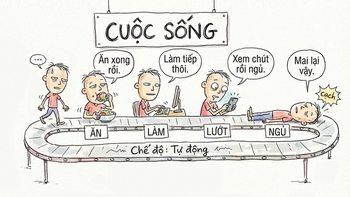 Tranh dự thi Biếm họa Tuổi Trẻ Cười: Cuộc sống mà...