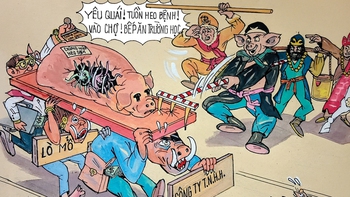 Thi vẽ tranh biếm họa với những đề tài nổi cộm trong xã hội