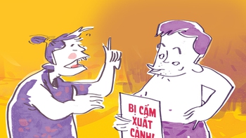 Ông chú trung niên bị cấm xuất cảnh mà... vẫn thấy oai