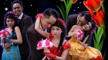 Ảnh cưới của Viên Vibi: Khủng long, Titanic và một bầu trời... hổng giống ai