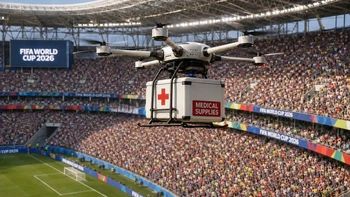 Drone cứu người sẽ xuất hiện ở World Cup 2026