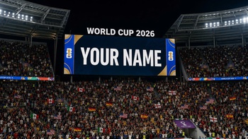 Cái giá để fan hiện tên trên màn hình World Cup: 79 USD