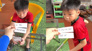 Bé trai nổi quạu vì bị vận đen đeo bám