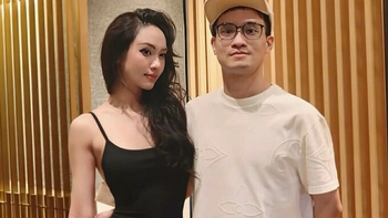 Á hậu Vũ Thúy Quỳnh úp mở trước tin đồn mang thai với thiếu gia Đức Phạm