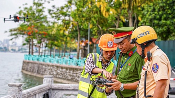 Công an Hà Nội thử nghiệm UAV giám sát an ninh trật tự từ trên không