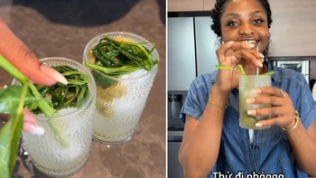 Sự thật món cocktail làm từ... rau muống đang gây chú ý