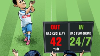 Tuổi Trẻ Cười thay cầu thủ