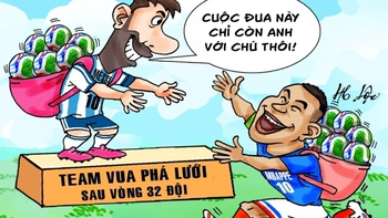 Messi và Mbappe cạnh tranh gay gắt danh hiệu vua phá lưới