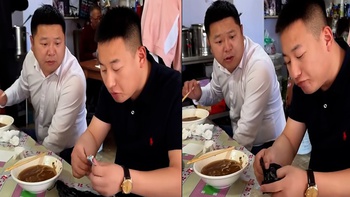 Màn tấu hài của vị khách khiến bà chủ ngơ ngác