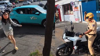 Em bé chào đời trên taxi được CSGT hỗ trợ kịp thời