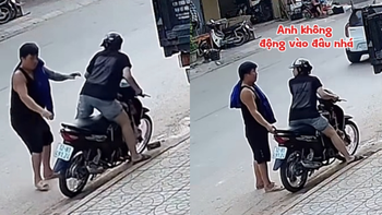 Chồng suýt bị vợ mắng oan vì chiếc xe 'bỗng dưng' bị ngã