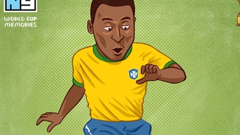 Tượng đài World Cup P.9: Pelé, nhà vua giúp Brazil sở hữu vĩnh viễn cúp vàng